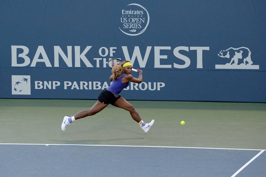 La favorita  Serena Williams, vincitrice a Brisbane, Miami, Roma, Stanford e Cincinnati. Ha vinto gli US Open tre volte in singolare (2008-2012-2013) e una volta nel doppio (2009). AFP